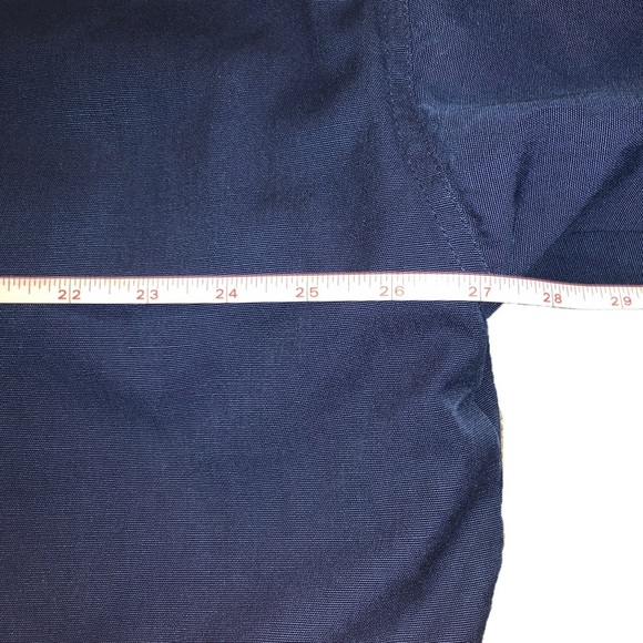 Vintage Barn Jacket XL Navy Blue Cotton Canvas Coat Utility Field - Picture 11 of 11